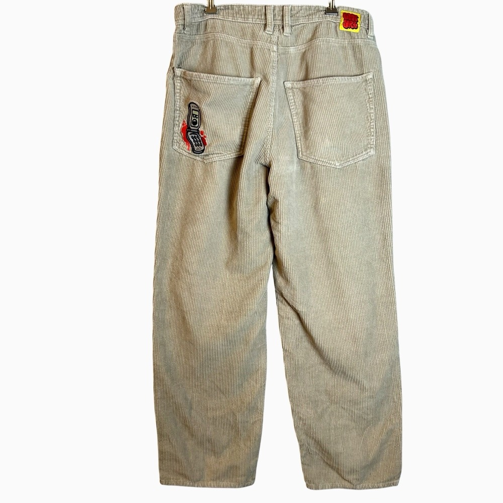 Empyre Skate Phone Khaki Corduroy Pants Size 32x28 Wide Leg Skate Wear